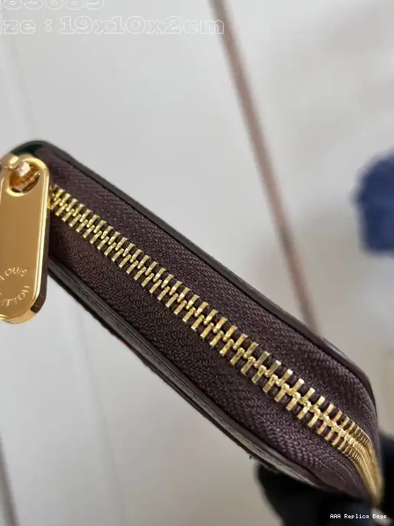 Aaa replica ru VUITTON WALLET-10*20*2 cm LOUIS ZIPPY 0507